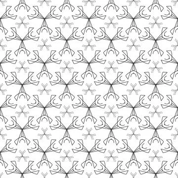 Triangular geometric shapes geometric seamless pattern Illustrazione stock