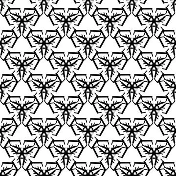 Triangular geometric shapes geometric seamless pattern Illustrazione stock