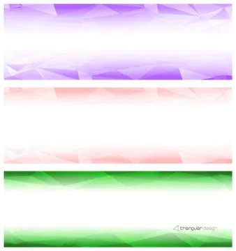 Triangular geometric shapes Stockillustratie