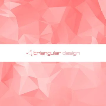 Triangular geometric shapes Stock Illustration