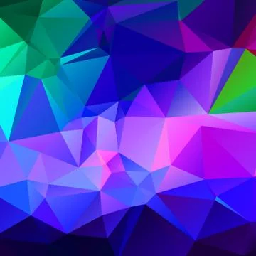 Triangular geometric shapes Illustrazione stock