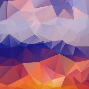 Triangular geometric shapes Illustrazione stock