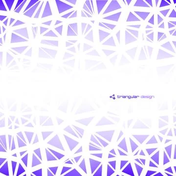 Triangular geometric shapes. Illustrazione stock