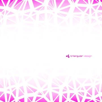 Triangular geometric shapes. Illustrazione stock