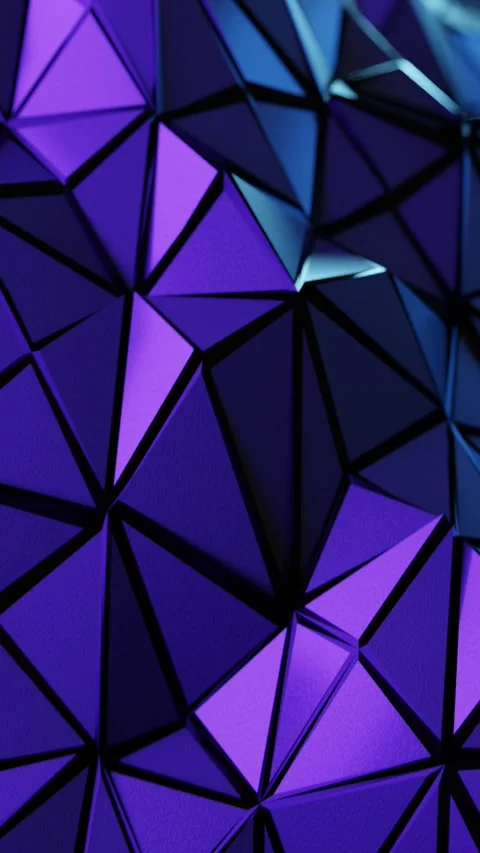 Triangular geometric waves abstract background Stock-Footage 266746486