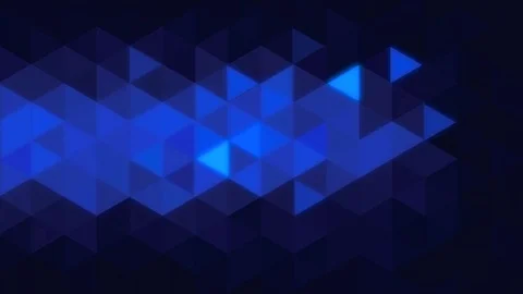 Triangular Glow Stock Footage 70822267