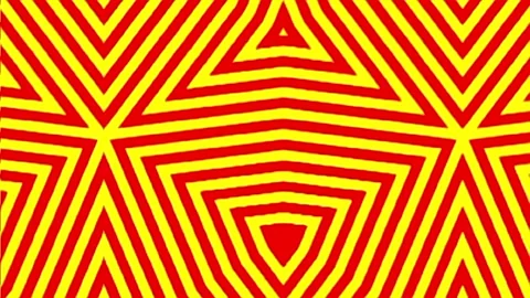 Triangular gradient abstract motion with red yellow Stock Footage 245368029