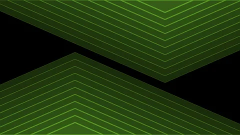 Triangular gradient banners with stripes and outlines Stock Footage 314401126