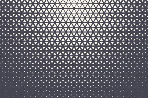 Triangular Halftone Texture Vector Geometric Technology Abstract Background Stock Illustration