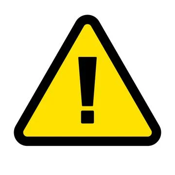 Triangular hazard sign. Exclamation sign. Vector. Ilustración de archivo