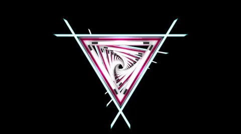 Triangular (HD+Alpha) Stock Footage 7138265