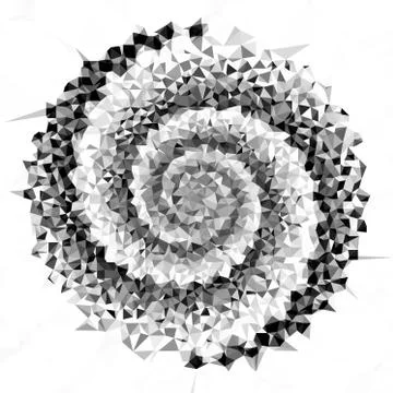 Triangular  low poly, mosaic pattern background, Vector polygonal illustratio イラスト素材