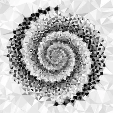 Triangular  low poly, mosaic pattern background, Vector polygonal illustratio Stock Illustration