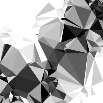 Triangular  low poly, mosaic pattern background, Vector polygonal illustratio イラスト素材