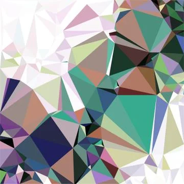 Triangular  low poly, mosaic pattern background, Vector polygonal illustratio イラスト素材