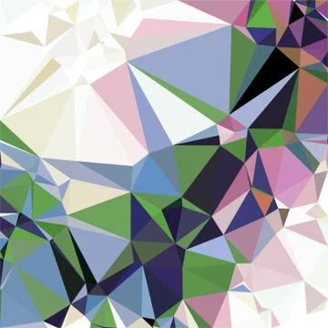 Triangular  low poly, mosaic pattern background, Vector polygonal illustratio 库存插图