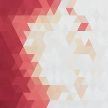 Triangular  low poly, mosaic pattern background, Vector polygonal illustratio Stockillustratie