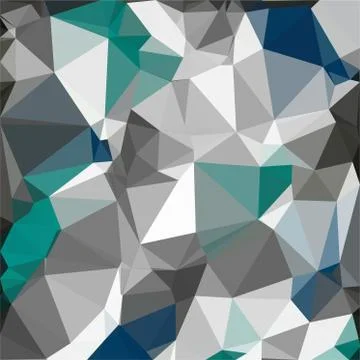 Triangular  low poly, mosaic pattern background, Vector polygonal illustratio イラスト素材