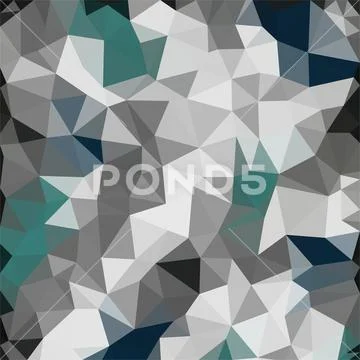 Triangular  low poly, mosaic pattern background, Vector polygonal illustratio Stockillustratie