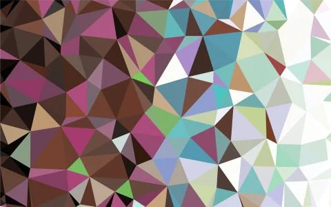 Triangular  low poly, mosaic pattern background, Vector polygonal illustratio イラスト素材
