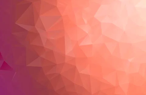 Triangular low poly, pink, red, soft mosaic pattern background, Vector polygo イラスト素材
