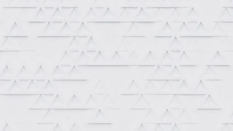 Triangular moving geometric pattern, triangle polygon shapes 3d animation Stock Footage 161593152