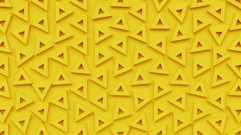 Triangular moving geometric pattern, triangle polygon shapes 3d animation Stock Footage 162120109