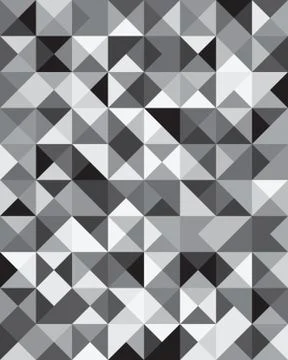 Triangular  or square geometric abstract seamless pattern Stock Illustration