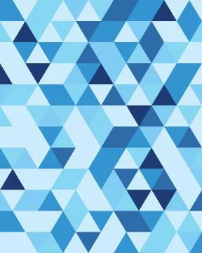Triangular  or square geometric abstract seamless pattern Stock Illustration