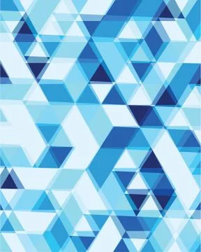 Triangular  or square geometric abstract seamless pattern Stock Illustration