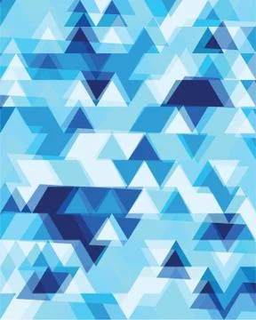 Triangular  or square geometric abstract seamless pattern Stock Illustration