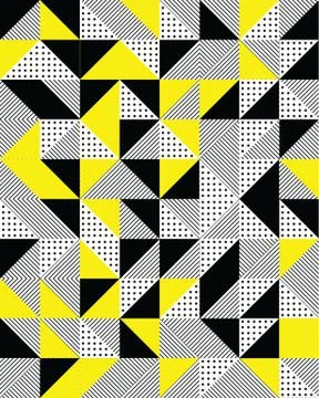 Triangular  or square seamless pattern Illustrazione stock