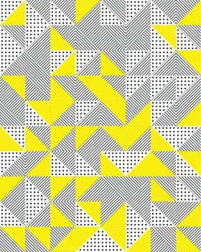 Triangular  or square seamless pattern Stock Illustration