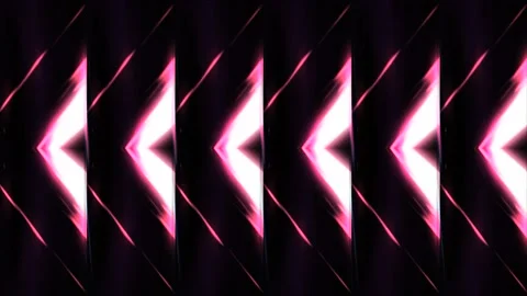 Triangular pattern with neon flickers. Motion. Repeating pattern of triangular Stock Footage 158326833