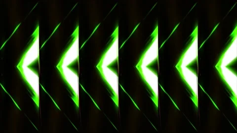 Triangular pattern with neon flickers. Motion. Repeating pattern of triangular Stock Footage 158326955