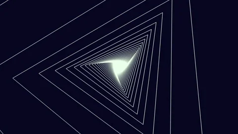 Triangular pattern with a radiant white light shining through Stock-Footage 275582941