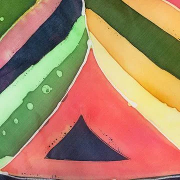 Triangular pattern in the technique of hot batik abstract triangular patte... 스톡 사진