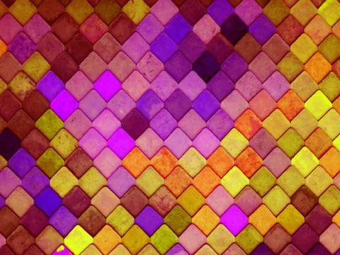 Triangular patterned geometrical textured colorful illustrative background 库存插图