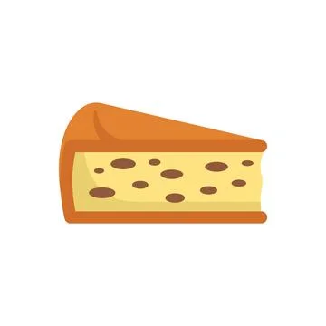 Triangular piece of cheese with rind showing bite marks Stock Illustration