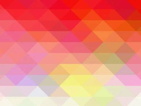 Triangular pixelation. Multi-colored pixel background. Stockillustratie