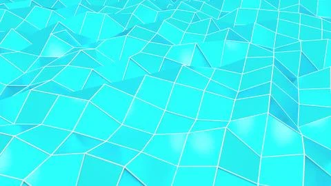 Triangular polygon mesh Stockillustratie