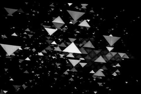 Triangular psychedelic shapes Stock Illustration