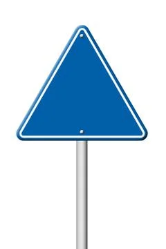 Triangular road sign Illustrazione stock