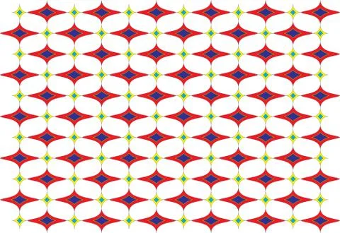 Triangular round elements pattern イラスト素材