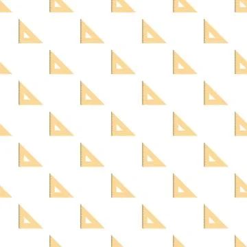 Triangular ruler pattern seamless Stock Illustration