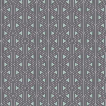 Triangular seamless pattern background gray and green Stock Illustration