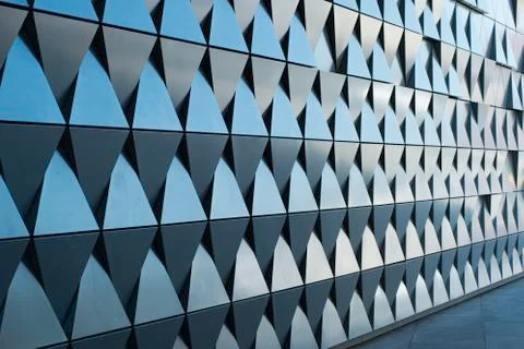 Triangular shaped wall design 写真素材