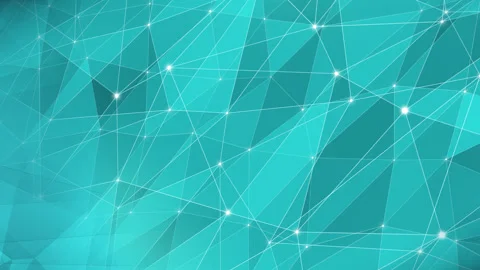 Triangular shapes an abstract network concept with interconnected triangles Stock Footage 249927938