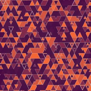 Triangular shapes pattern in modern style 3d rendering multi colored background イラスト素材