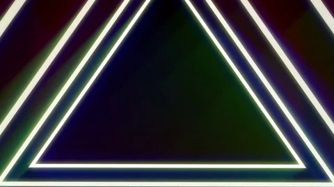 Triangular Shifting Sacred Geometry Stock Footage 81748860